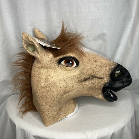 Way to Celebrate Other - Horse Head Mask Latex Animal Cosplay Party Costume
